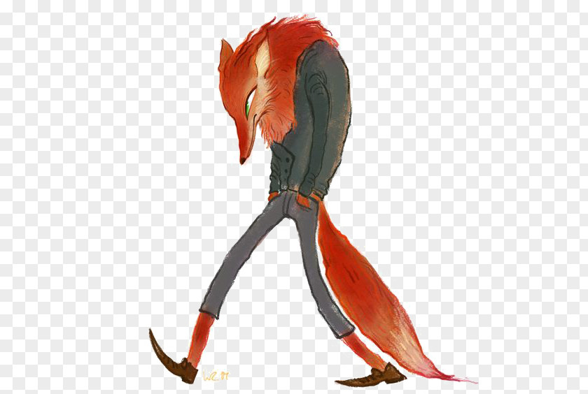 Fox Cartoon Drawing Illustration PNG