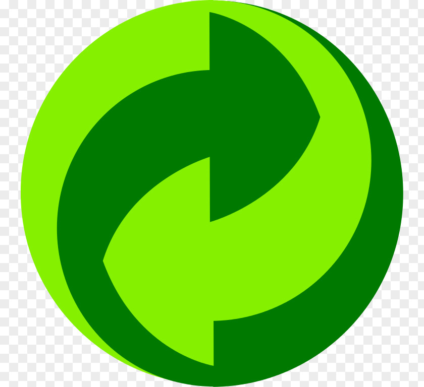 Recycling Symbol Printable Paper Green Dot Packaging And Labeling PNG