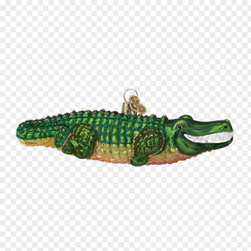 Alligator Christmas Ornament Candy Cane Santa Claus Tree PNG