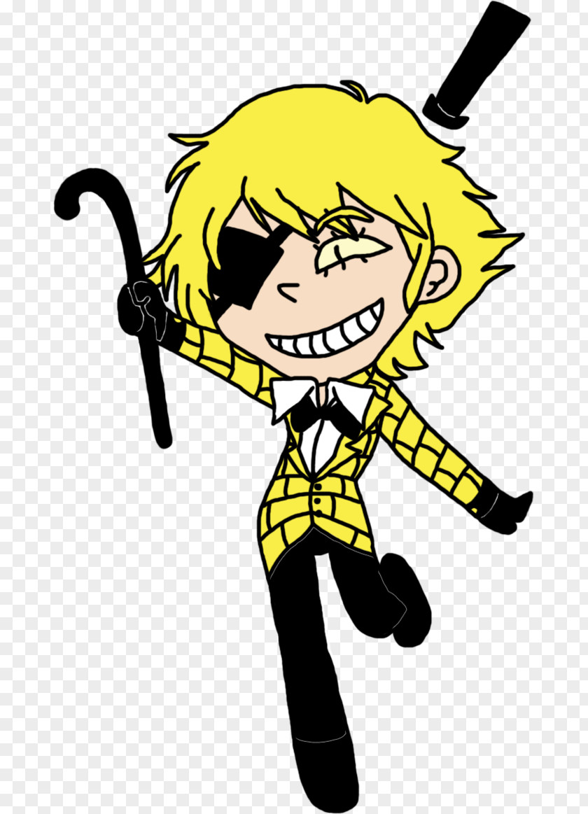 Bill Cipher Human Cartoon Character Clip Art PNG