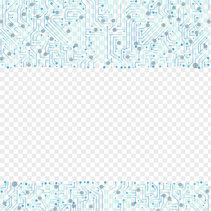 Blue Green Technology Circuit Diagram Electrical Network Integrated Printed Board PNG