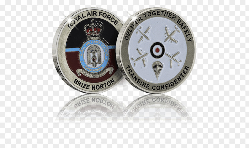 Coin Commemorative Silver Challenge Royal Air Force PNG