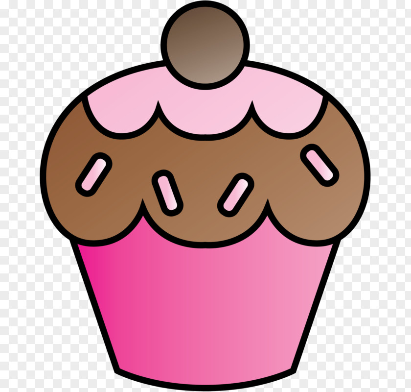 Cupcake Sketch Food Sprinkles Clip Art PNG