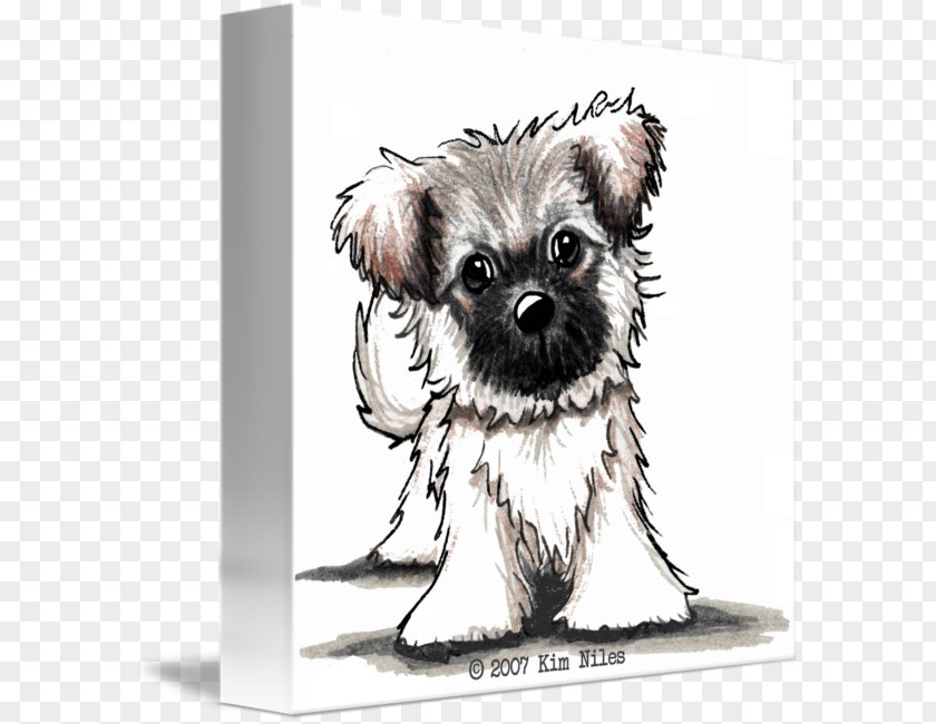 Puppy Imagekind Affenpinscher Schnoodle Shih Tzu Canvas PNG