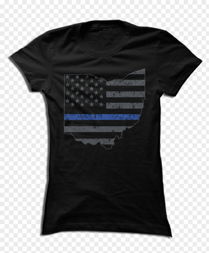 Thin Blue Line T-shirt Hoodie Clothing Sleeve PNG