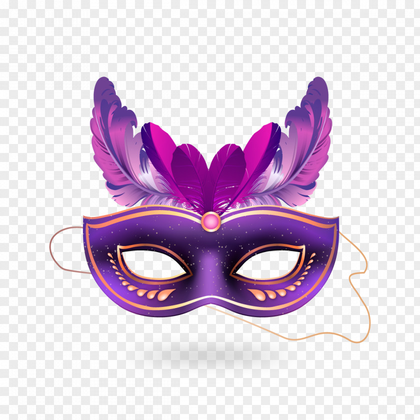 Vector Purple Mask Mardi Gras In New Orleans Brazilian Carnival Euclidean PNG
