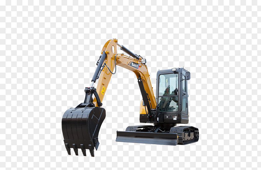 Hydraulic Crane Projects Compact Excavator Product Sany Machinery PNG