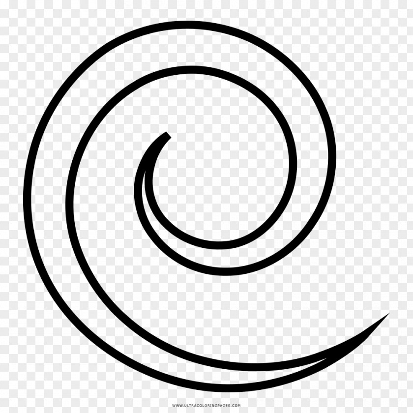 Circle Drawing Spiral Coloring Book PNG