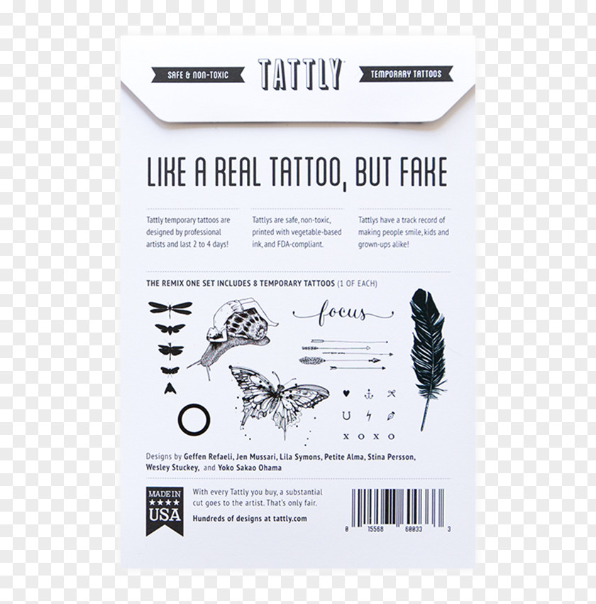 Design Tattly Tattoo Artist Song Remix PNG