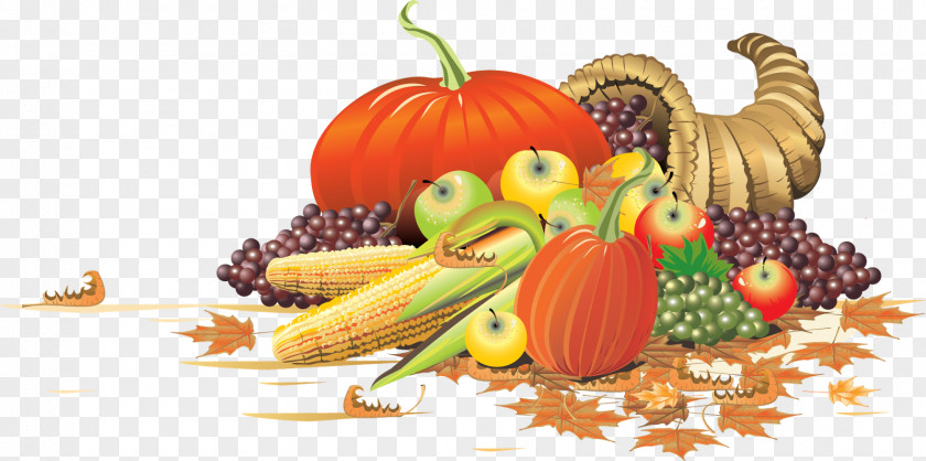 Huge Benefits Struck Thanksgiving Holiday Cornucopia Clip Art PNG