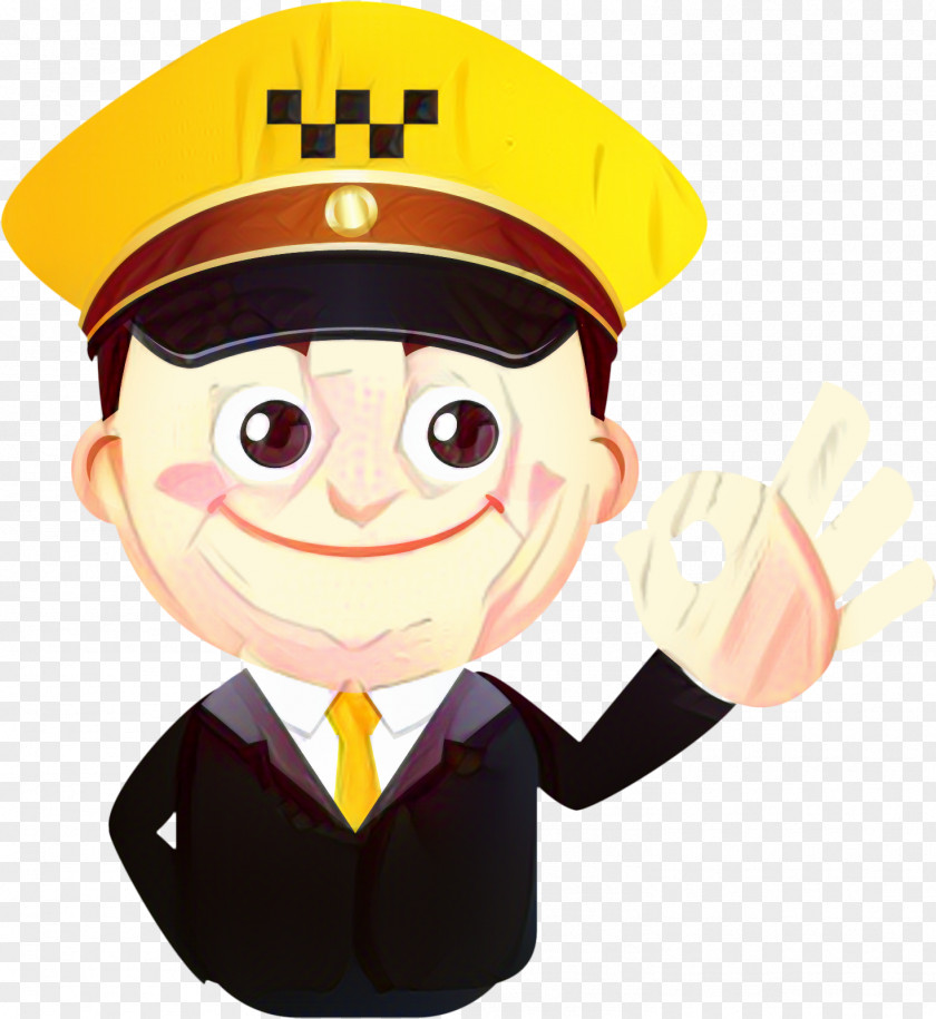 Smile Gesture Police Cartoon PNG