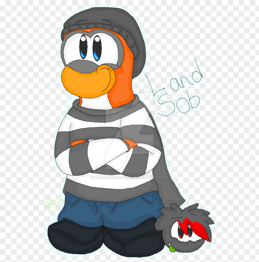 Strange Penguin Clip Art PNG