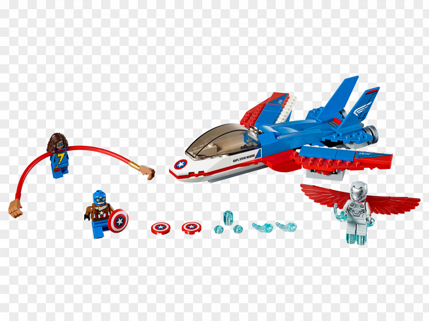 Captain America Lego Marvel Super Heroes LEGO 76076 Jet Pursuit Amazon.com PNG