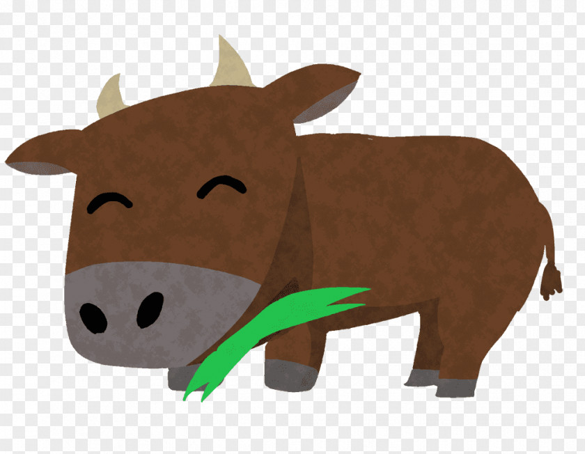 Cattle Cartoon Snout Animal Action & Toy Figures PNG