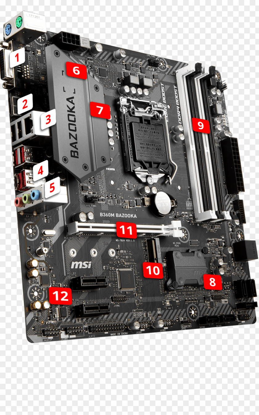 Cpu Motherboard Circuitry Intel LGA 1151 MicroATX CPU Socket PNG