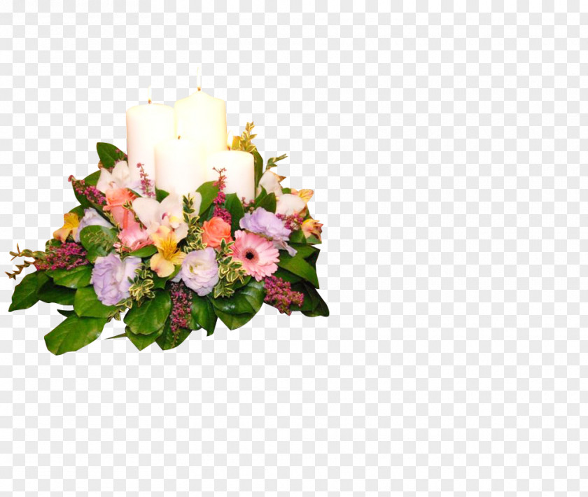 Small Fresh Style Wreath Floral Design Cut Flowers Flower Bouquet PNG