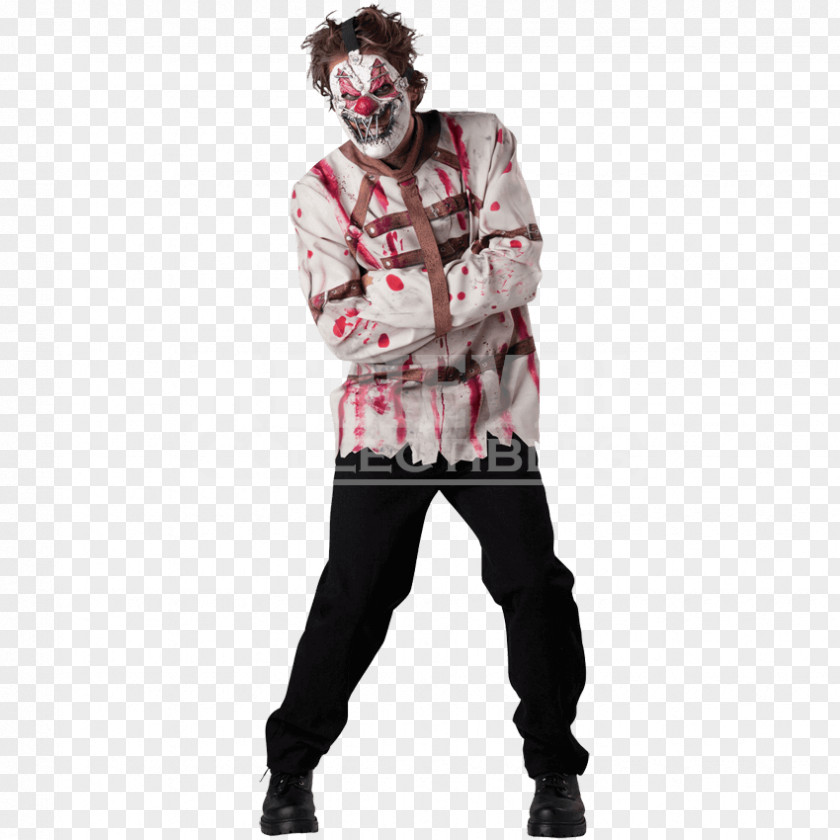 Clown It Evil Halloween Costume PNG