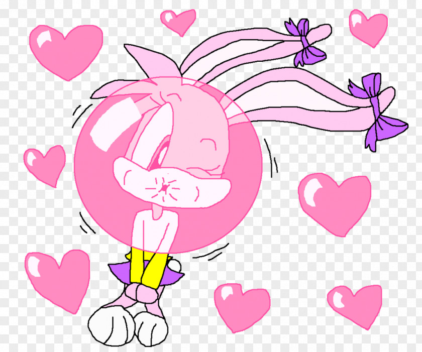 Bubble Gum Babs Bunny Drawing Cartoon PNG