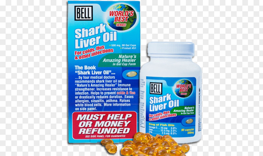 Shark Dietary Supplement Cartilage Liver Oil PNG