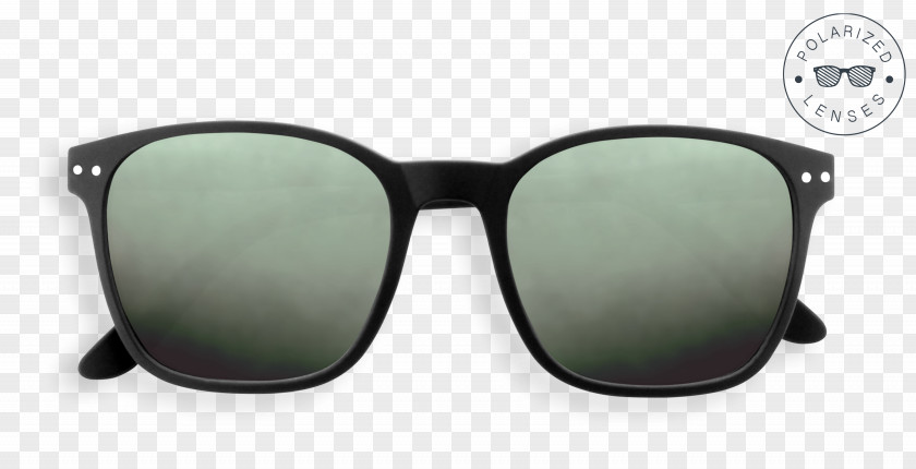 Sunglasses IZIPIZI Green Blue Polarized Light PNG