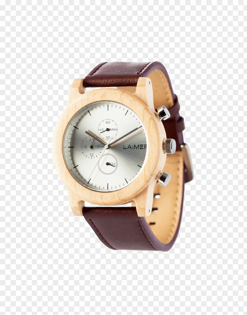 Watch Automatic LAiMER GmbH/s.r.l. Wood Strap PNG