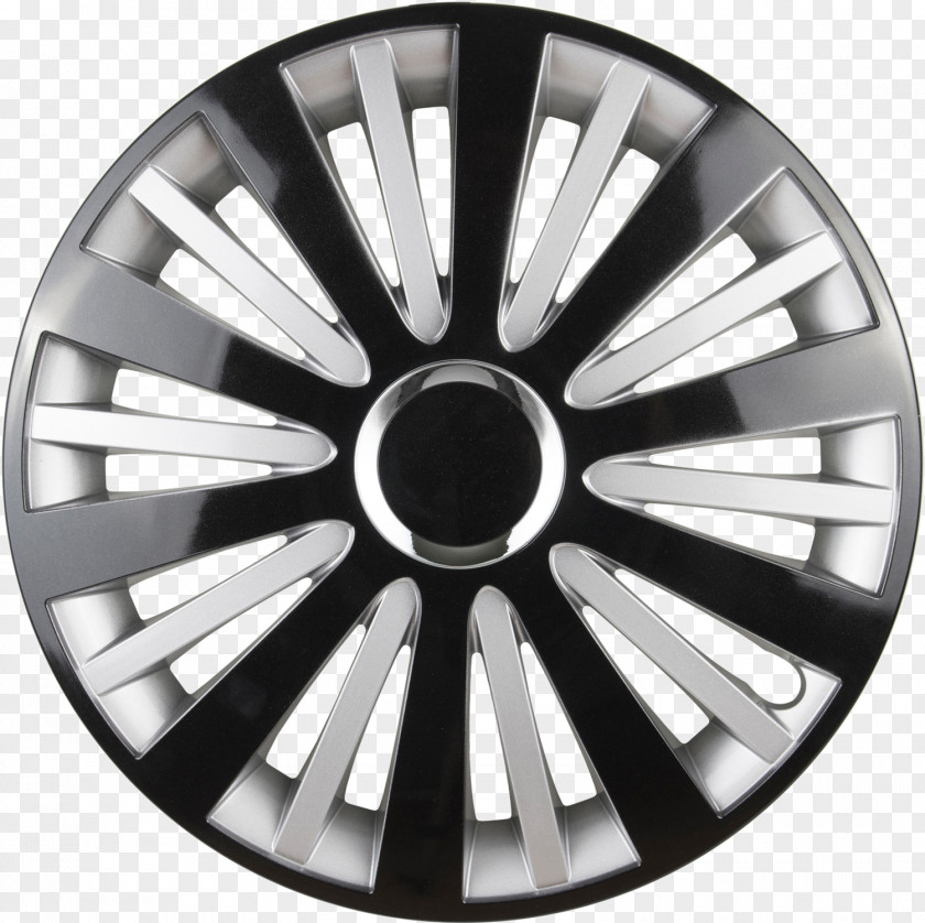 Car Hubcap Wheel Silver PNG