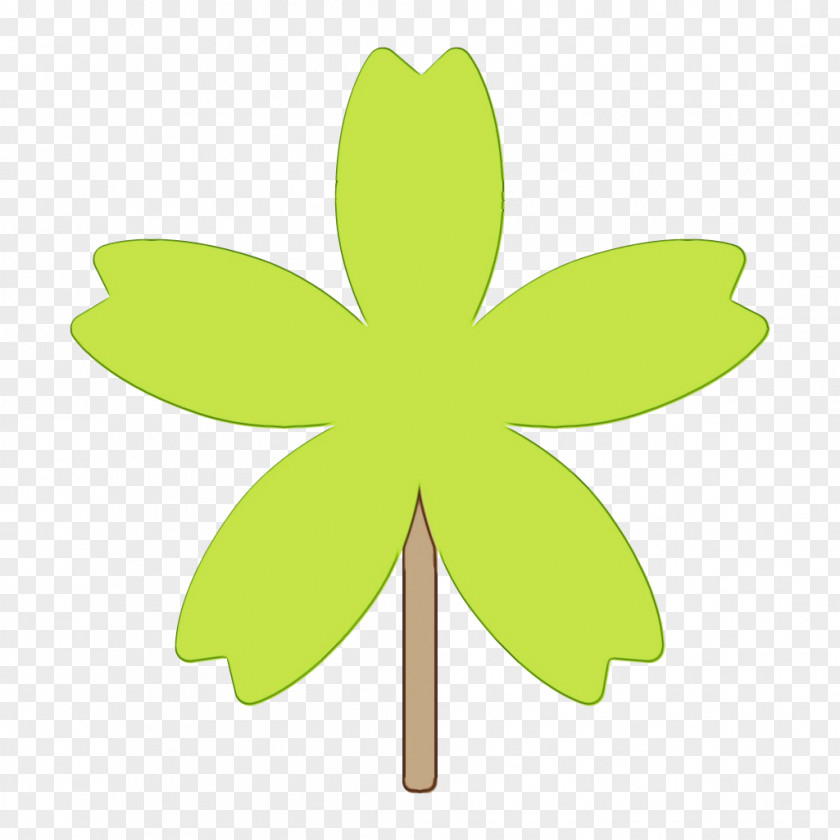 Clover Plant Cherry Blossom Cartoon PNG