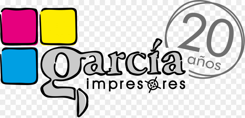 Design Logo Brand GARCÍA IMPRESORES Font PNG