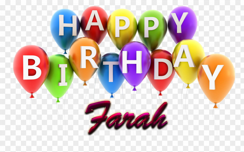 Farah Birthday Cake Happy Greeting & Note Cards Wish PNG