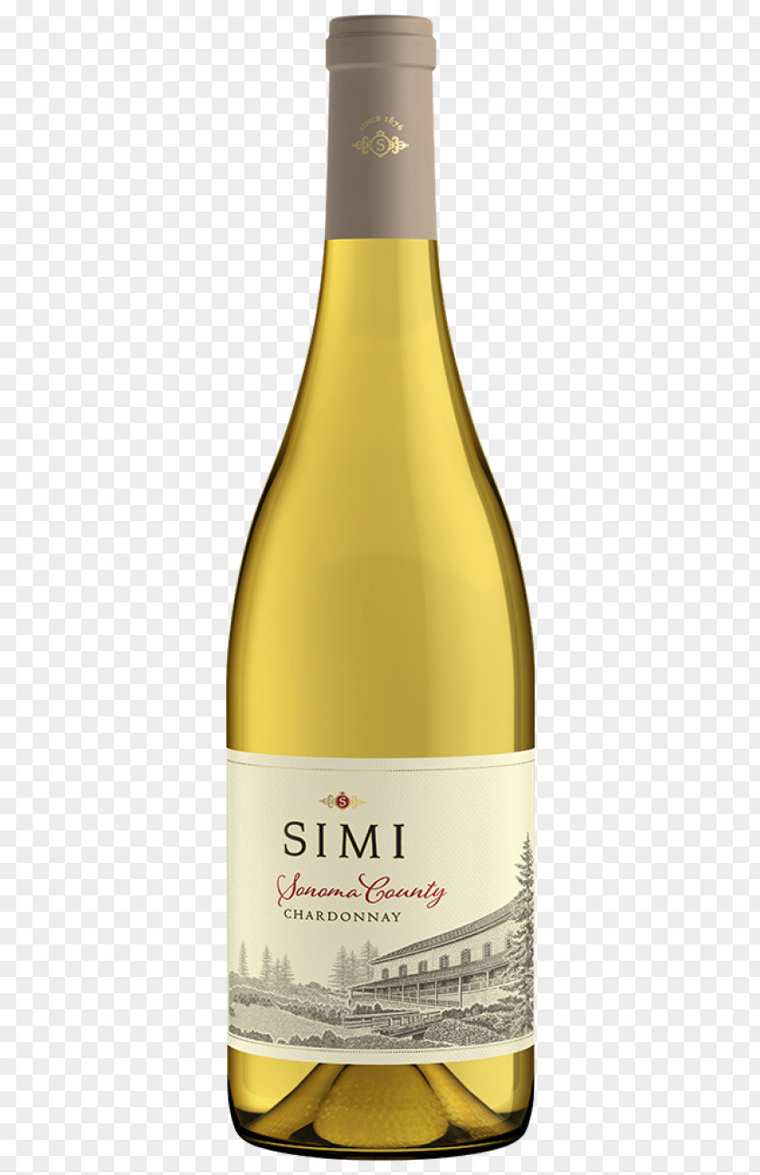 Wine Simi Winery Sonoma Chardonnay PNG