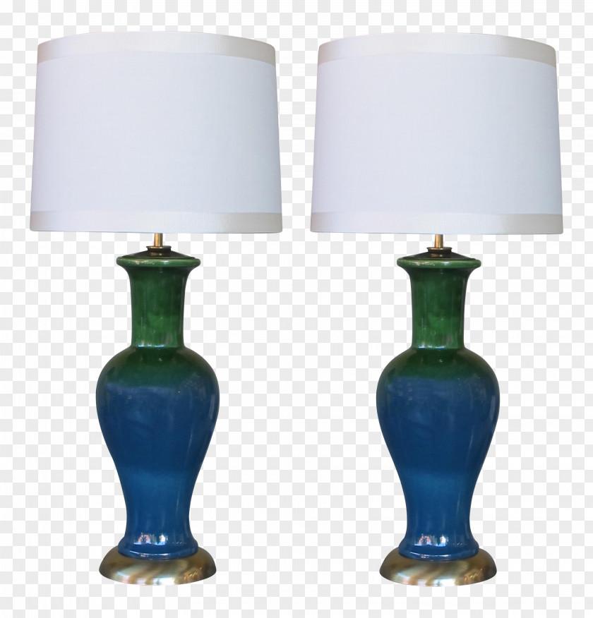 Baluster Lamp Frederick Cooper Llc Cobalt Blue Ceramic Electric Light PNG