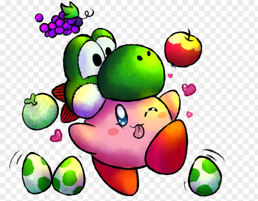 Nintendo Kirby's Dream Land Drawing Fruit Fan Art PNG