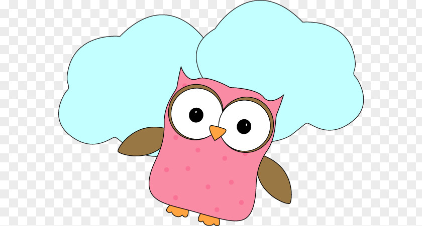Pink Owl Clipart Tawny Clip Art PNG