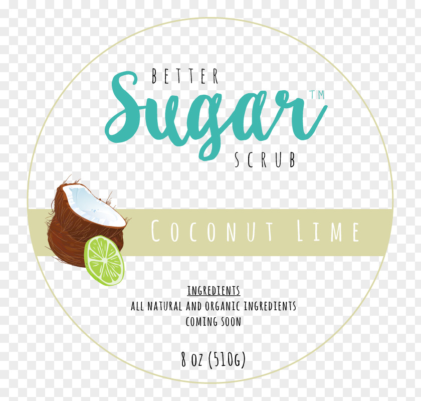 Sugar Organic Food Brand Logo PNG