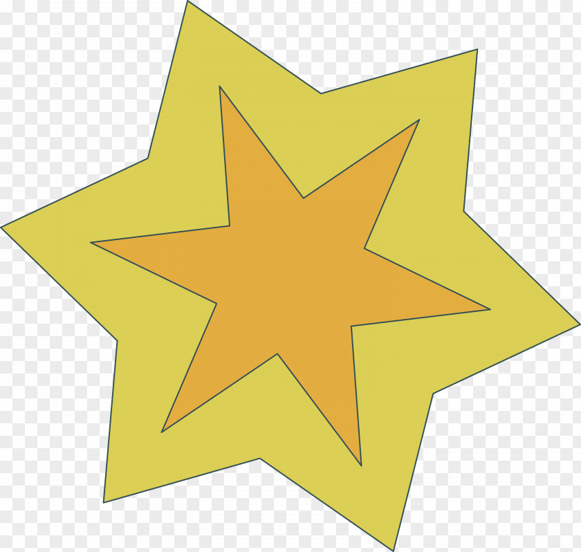 Yellow Star Symbol PNG