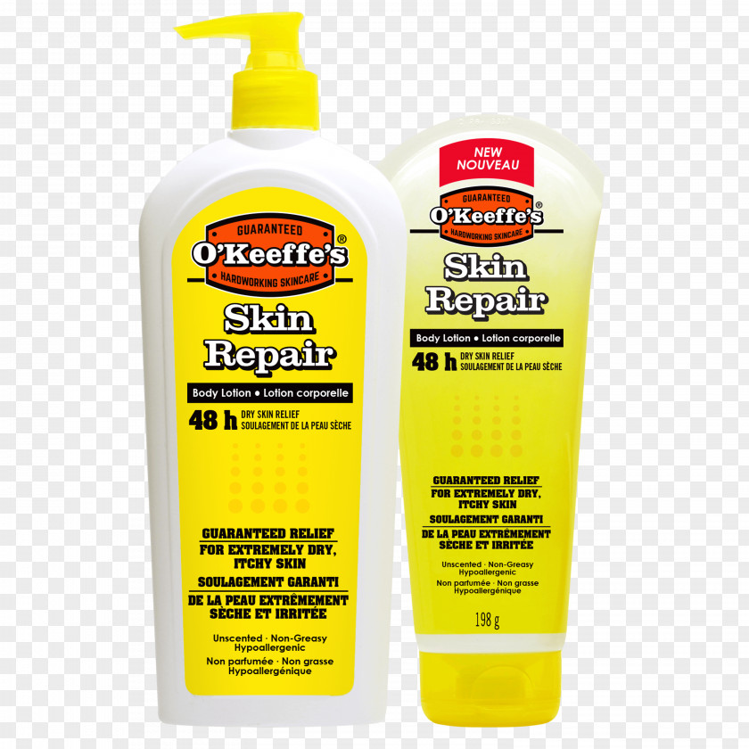 Body Pump Sunscreen O'Keeffe's Skin Repair Lotion PNG