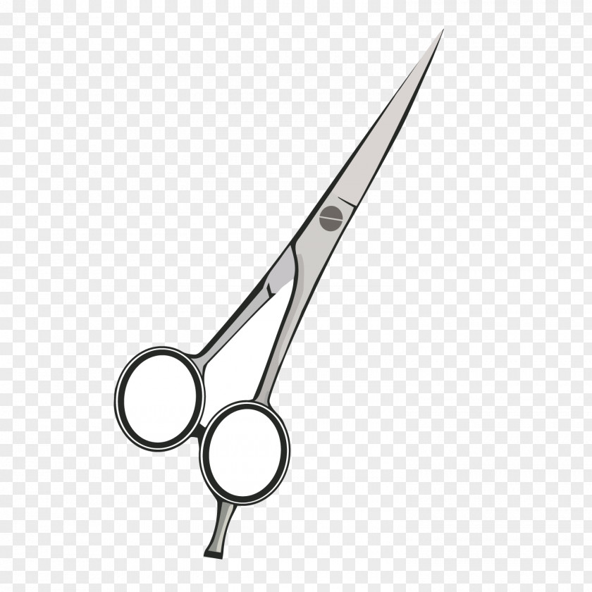 Fine Scissors Hair Care Capelli Barber PNG
