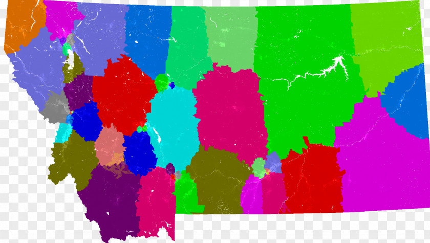 Montana Senate Electoral District Republican Party Redistricting PNG