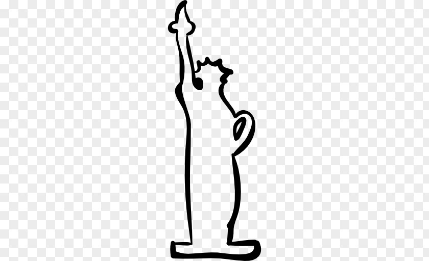 Oscar Statue Of Liberty Drawing PNG