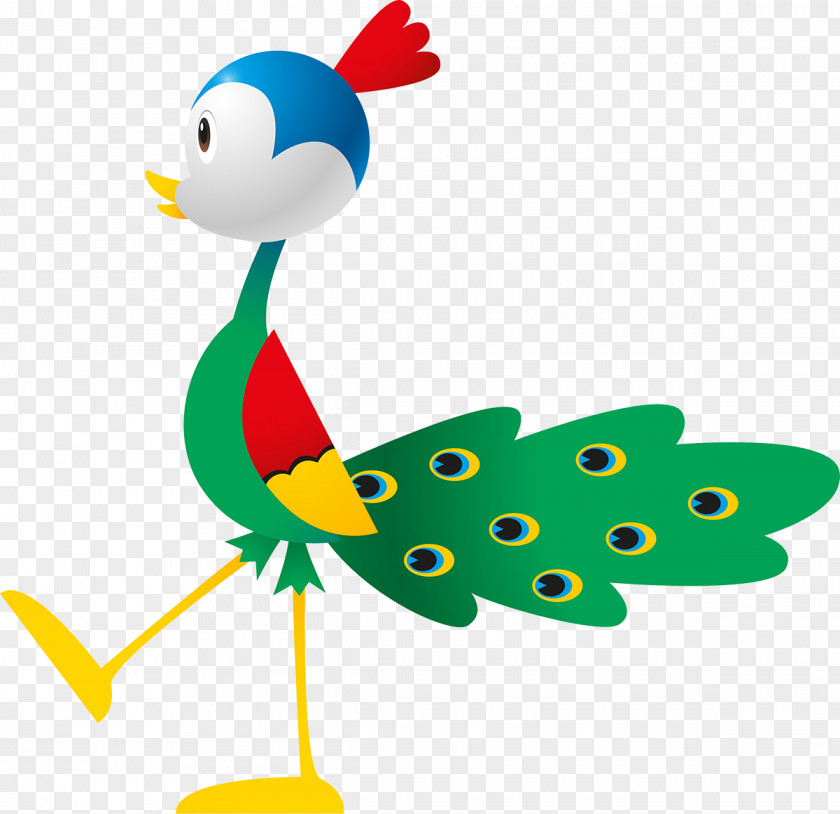 Ostrich Peafowl Cartoon Clip Art PNG