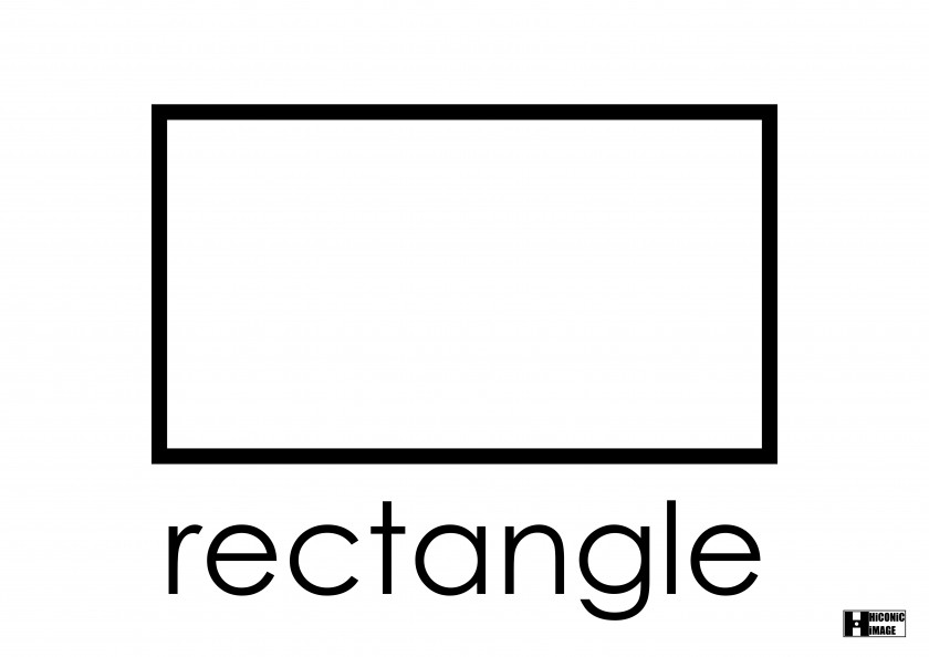 Rectangle Coloring Book Shape Square PNG