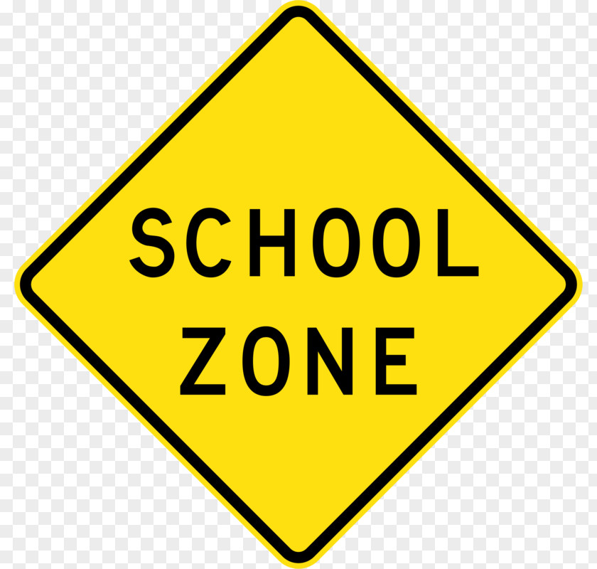 School Zone Traffic Sign Speed Limit PNG