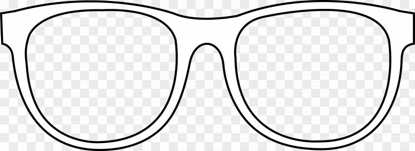 Frame Outline Cliparts Glasses Black And White Brand PNG