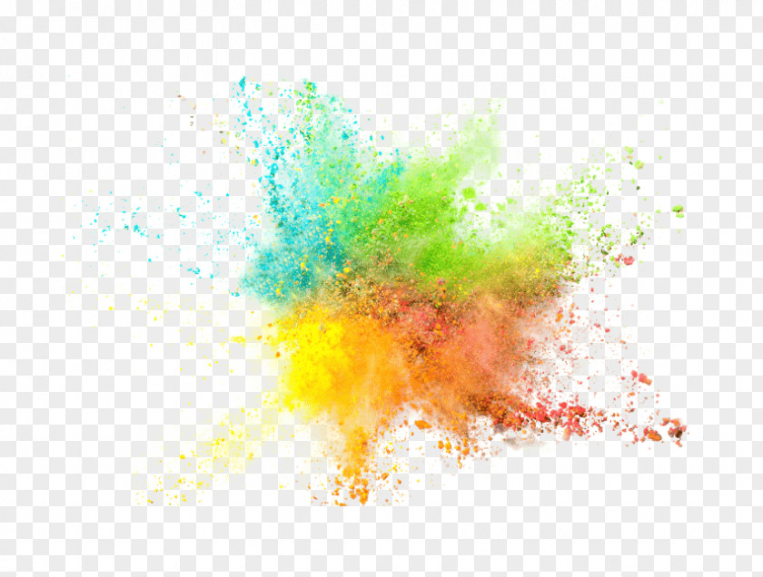 Light Color Dust Explosion PNG