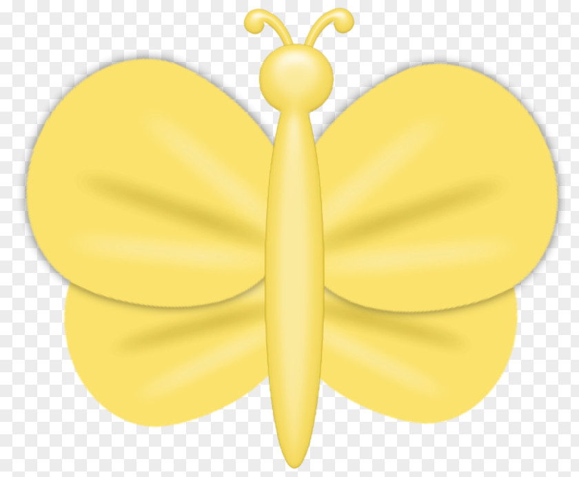 Simple Yellow Dragonfly Insect Drawing PNG