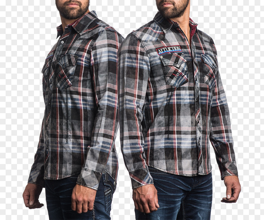 T-shirt Tartan Dress Shirt PNG