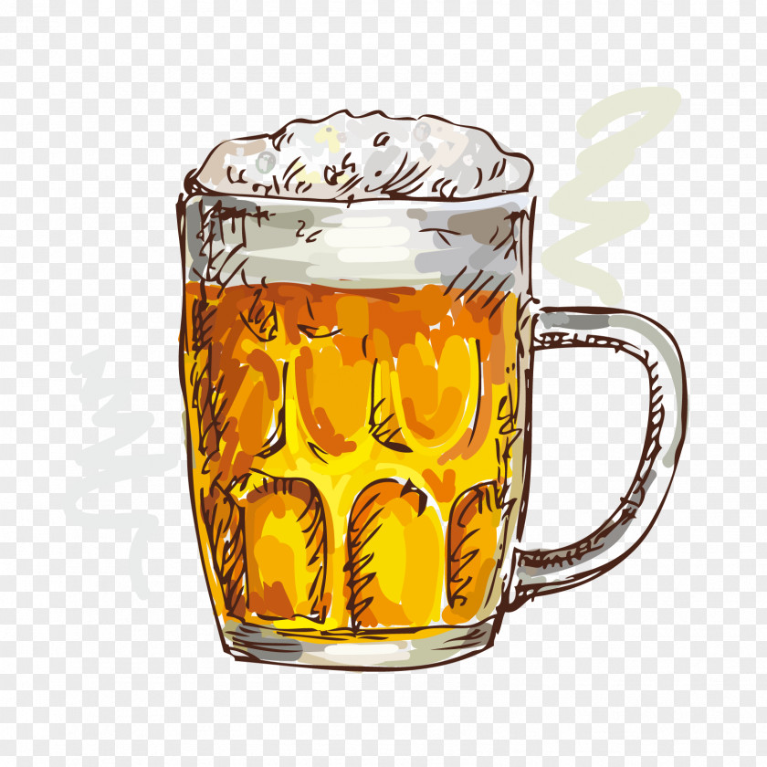 Autumn Tea Cup Beer Vector Graphics Hops Common Hop PNG