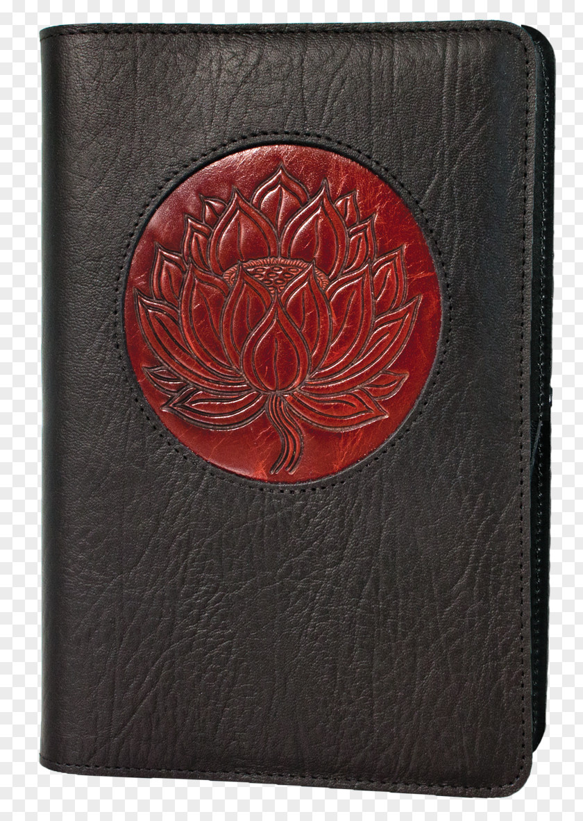 Embossed Flowers Nelumbo Nucifera Paper Notebook Hardcover PNG