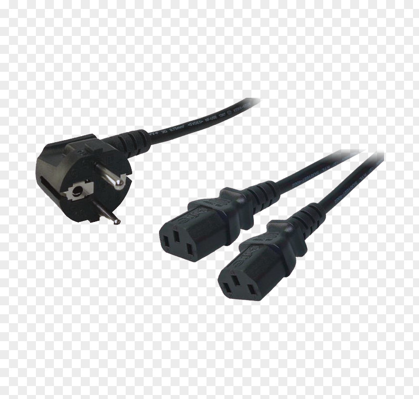 IEC 60320 Electrical Cable Power Cord Schuko PNG