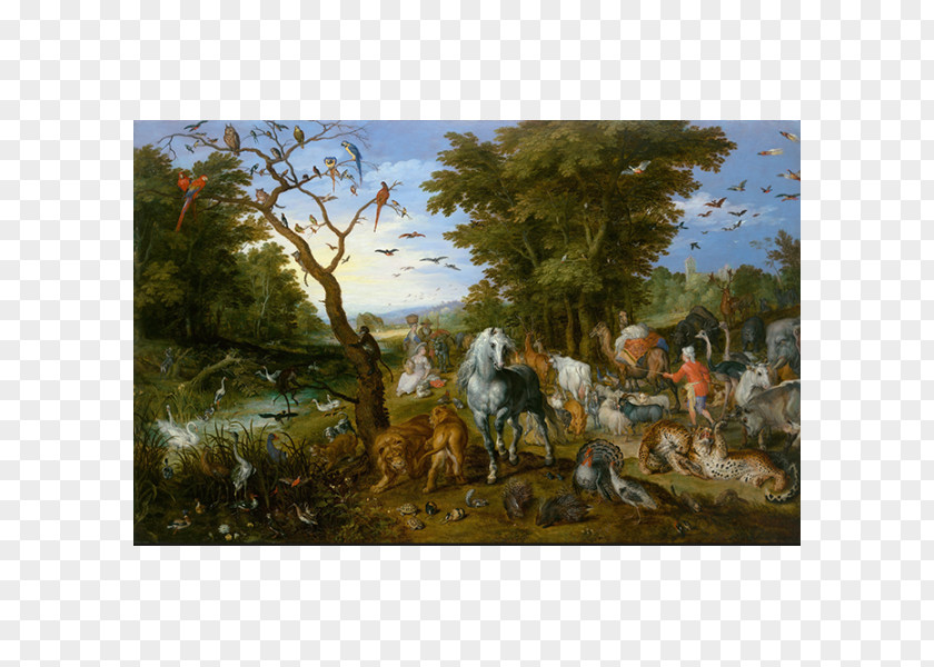 Painting The Entry Of Animals Into Noah's Ark Getty Center Kunsthistorisches Museum Artist PNG